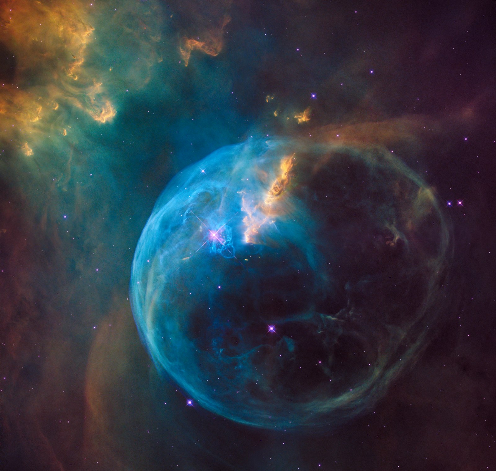 Galaxy and satellite mission imagery